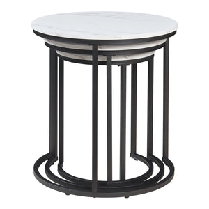 Bijzettafel Ulricehamn set van 3 [en.casa]