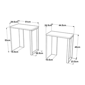 Bijzettafel Vesanto set van 2 [en.casa]