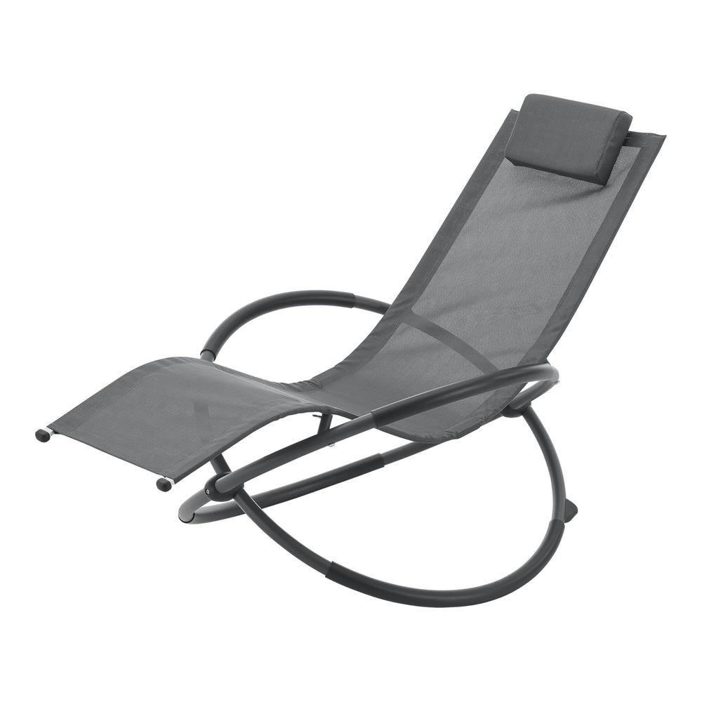 Schaukelliege Pulsano 150 kg Donkergrijs [en.casa] - premiumXL