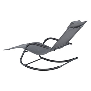 Ligstoel Caracena schommelstoel 147x63x89 cm set van 2 - 2 varianten