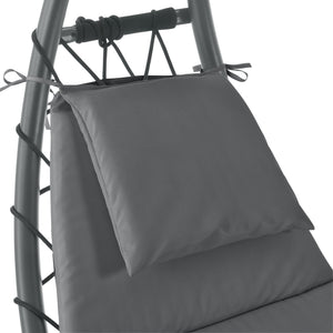 Ligstoel Lamia met luifel schommelstoel max 160 kg 193x104x200 cm - 3 varianten