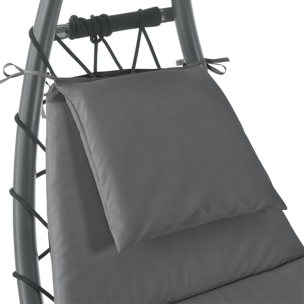Ligstoel Lamia met luifel schommelstoel max 160 kg 193x104x200 cm - 3 varianten