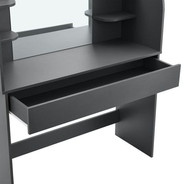 Kaptafel Köla met spiegel 139,5x108x40 cm - 4 varianten