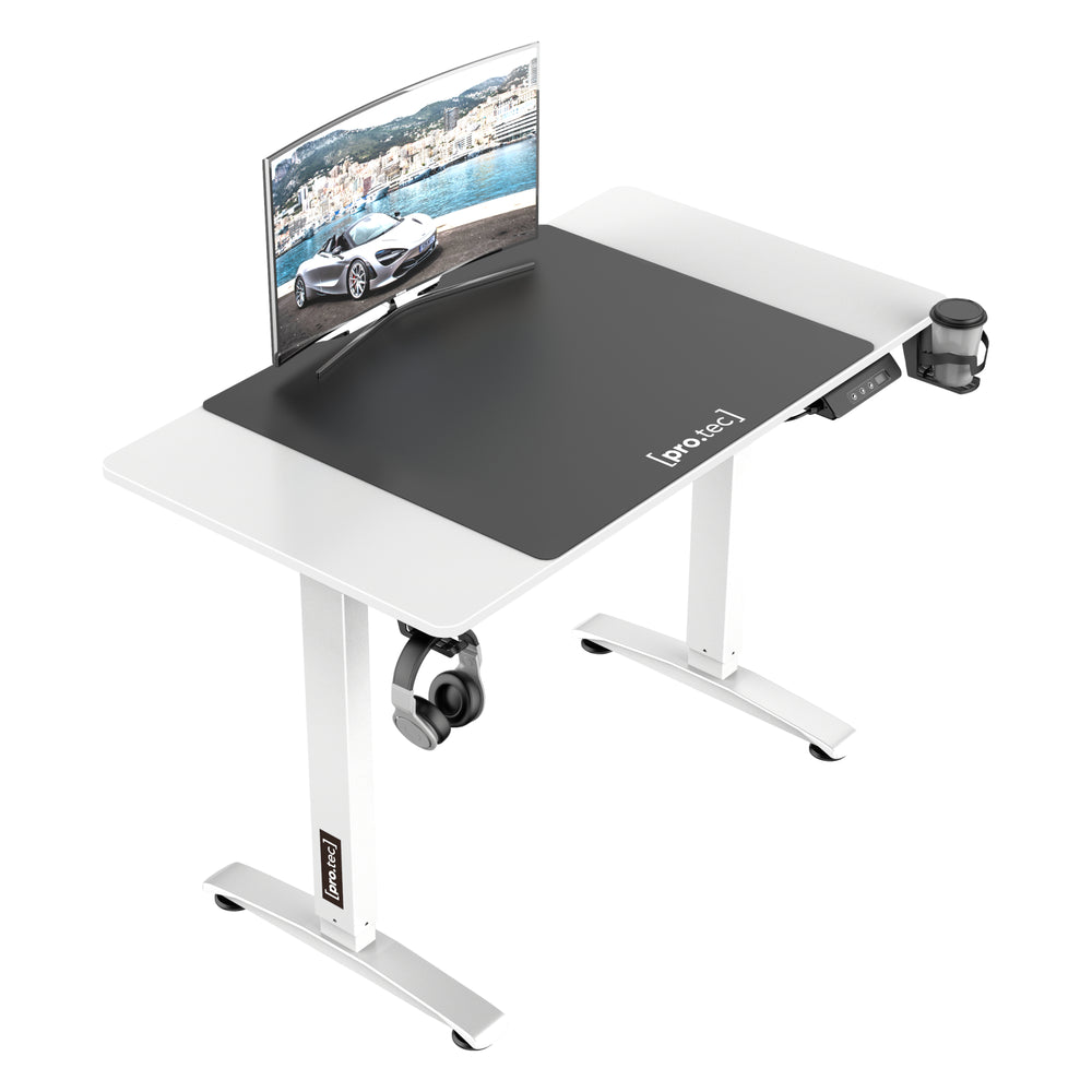 [pro.tec] Game bureau Visalia zit sta elektrisch in hoogte verstelbaar - 2 varianten