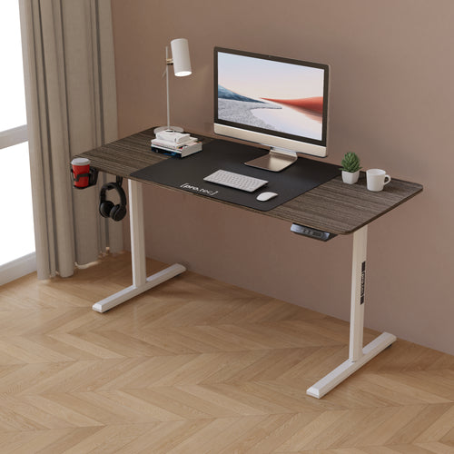 In hoogte verstelbare tafel Hayward 140x60 cm in verschillende kleuren [pro.tec] - premiumXL