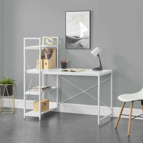 Bureau Stavanger met 4 planken 120x64x122 cm - verschillende kleuren