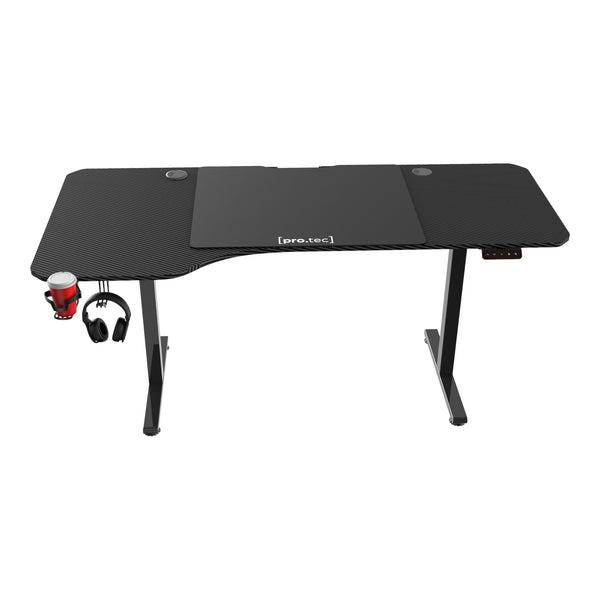 [pro.tec] Game bureau Virolahti zit sta elektrisch 160x60/75 cm - 2 varianten