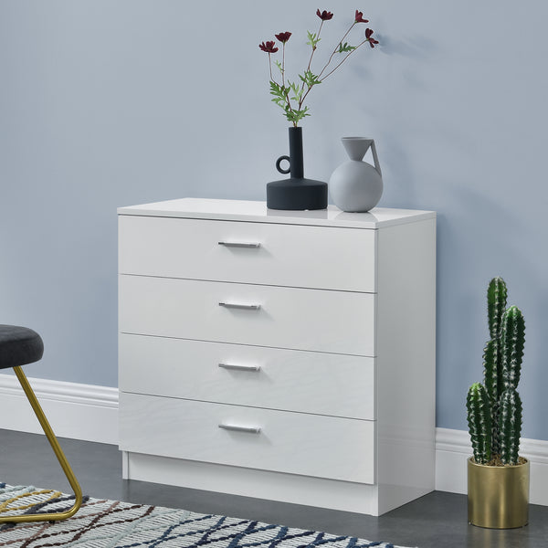 Ladekast commode met 4 lades 67x70x30 cm - verschillende kleuren