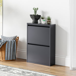 Schoenenkast Sokndal met kleppen [en.casa]