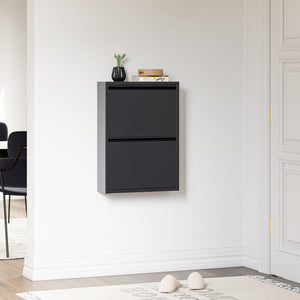 Schoenenkast Sokndal met kleppen [en.casa]