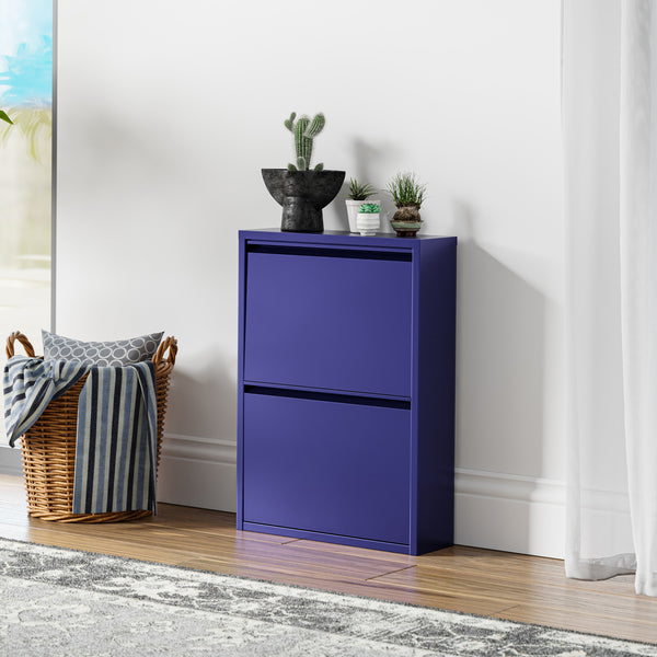 Schoenenkast Sokndal met kleppen [en.casa]