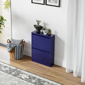 Schoenenkast Sokndal met kleppen [en.casa]