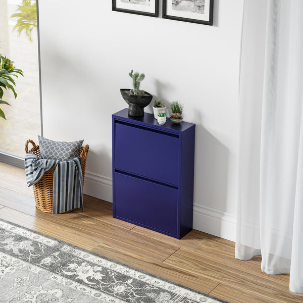 Schoenenkast Sokndal met kleppen [en.casa]