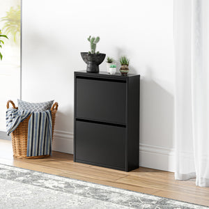 Schoenenkast Sokndal met kleppen [en.casa]