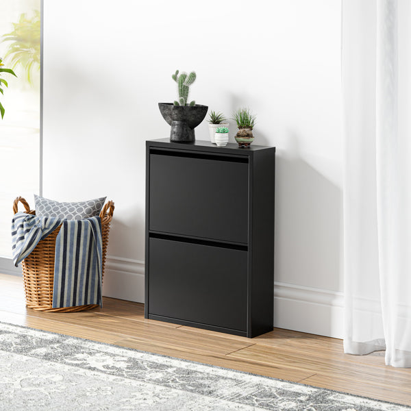 Schoenenkast Sokndal met kleppen [en.casa]