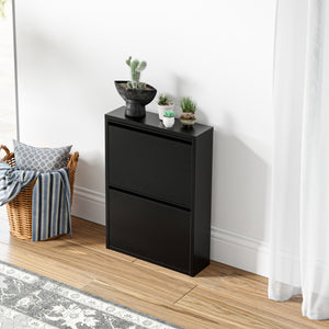 Schoenenkast Sokndal met kleppen [en.casa]
