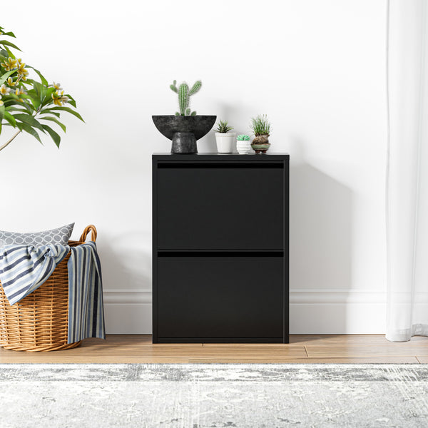 Schoenenkast Sokndal met kleppen [en.casa]