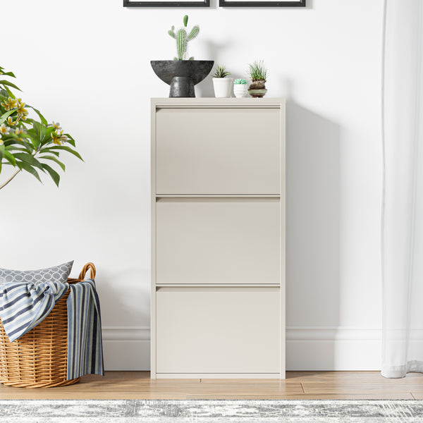 Schoenenkast Sokndal met kleppen [en.casa]