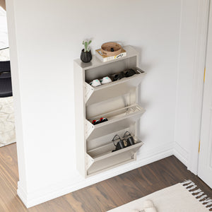Schoenenkast Sokndal met kleppen [en.casa]