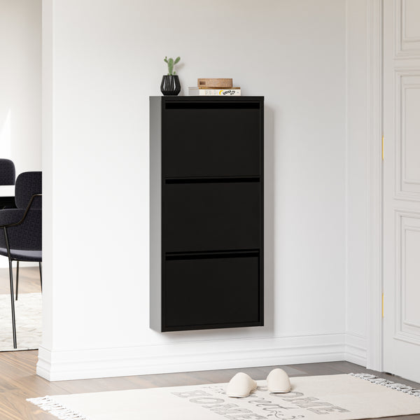 Schoenenkast Sokndal met kleppen [en.casa]