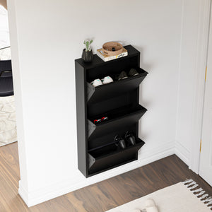 Schoenenkast Sokndal met kleppen [en.casa]