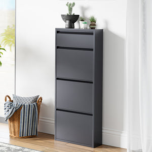 Schoenenkast Sokndal met kleppen [en.casa]