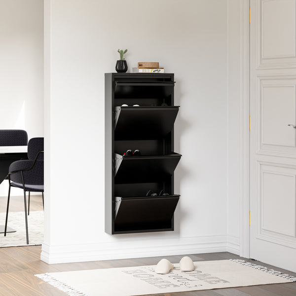 Schoenenkast Sokndal met kleppen [en.casa]