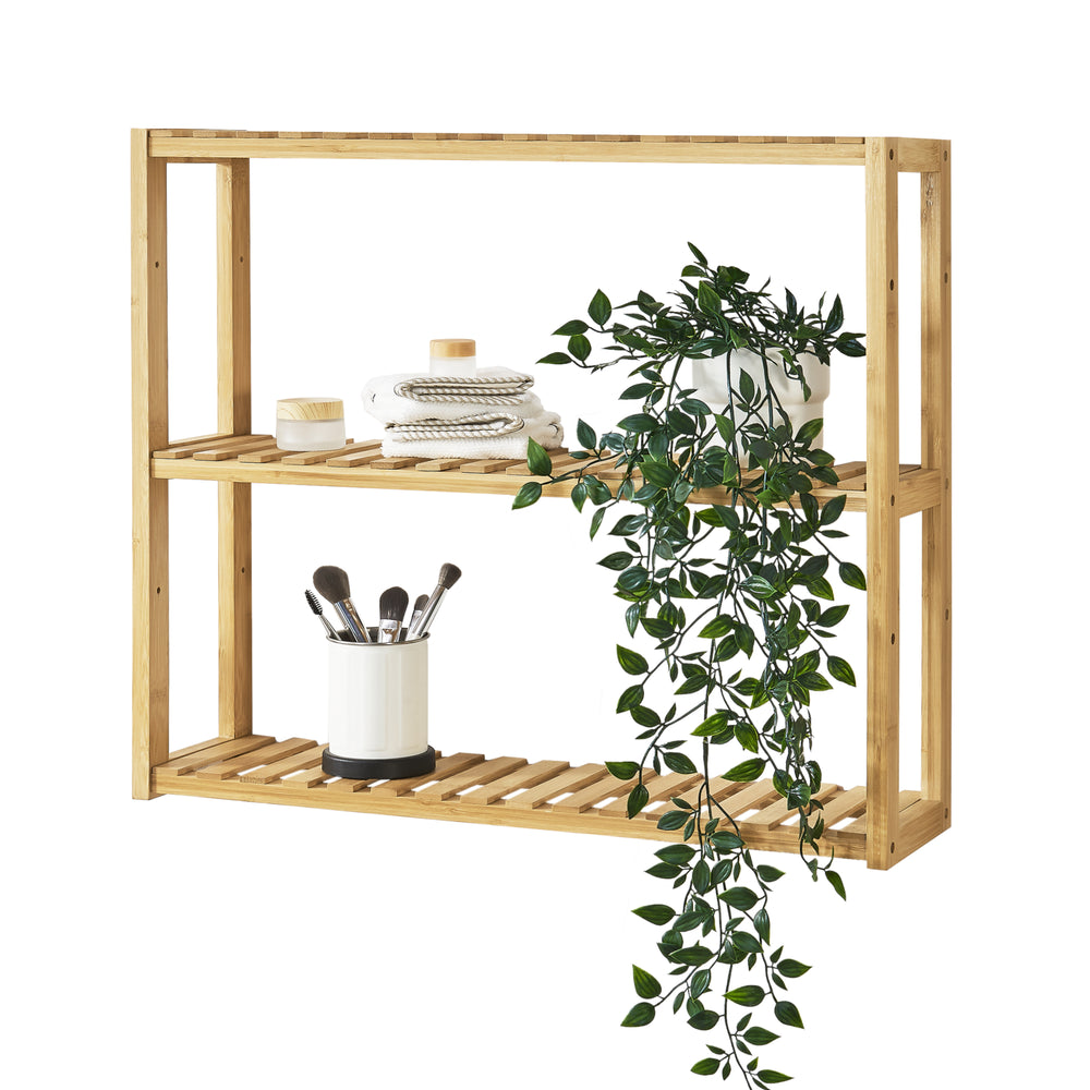 Bamboerek Örnsköldsvik 60x15x54cm Natuur Hout [en.casa] - premiumXL