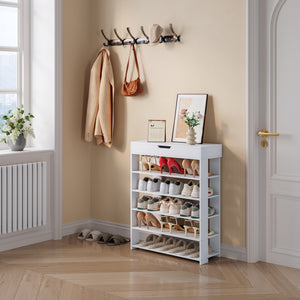 Schoenenrek Boppeelo 94x75x30 cm [en.casa]