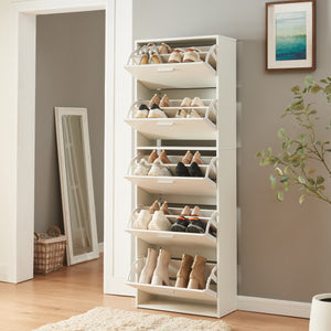 Schuhschrank Sykkylven [en.casa] - premiumXL