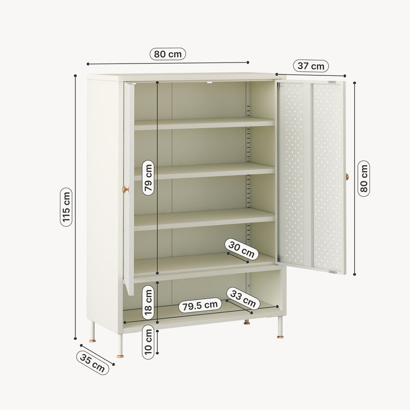 Maatschets Schoenenkast Coleraine [en.casa]