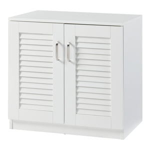Schoenenkast Løten 62x63x36 cm wit [en.casa]