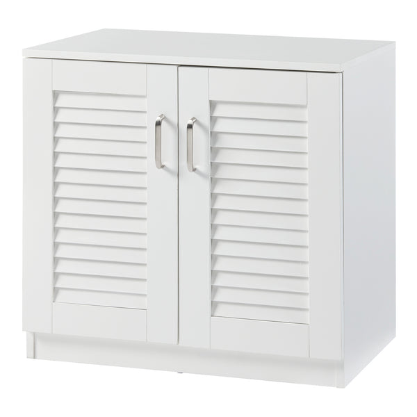 Schoenenkast Løten 62x63x36 cm wit [en.casa]