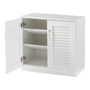 Schoenenkast Løten 62x63x36 cm wit [en.casa]