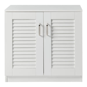 Schoenenkast Løten 62x63x36 cm wit [en.casa]