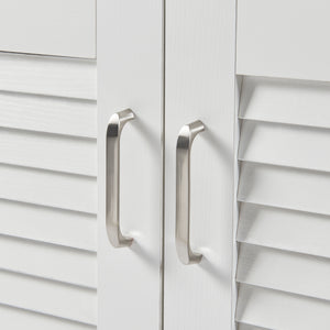 Schoenenkast Løten 62x63x36 cm wit [en.casa]