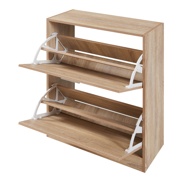 Schoenenkast Sykkylven kleppen met bovenblad [en.casa]