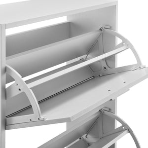 Schoenenkast Sykkylven kleppen met bovenblad [en.casa]