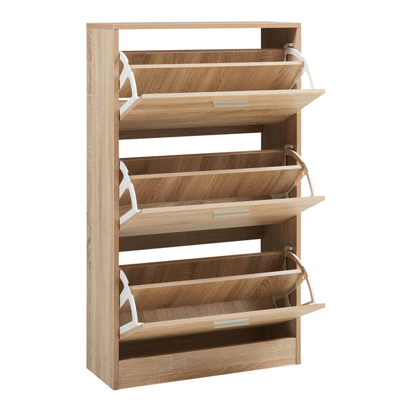 Schoenenkast Sykkylven kleppen met bovenblad [en.casa]