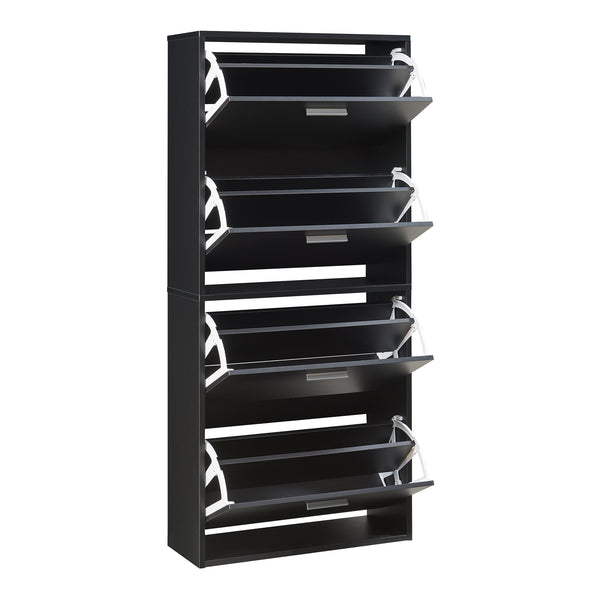 Schoenenkast Sykkylven kleppen met bovenblad [en.casa]