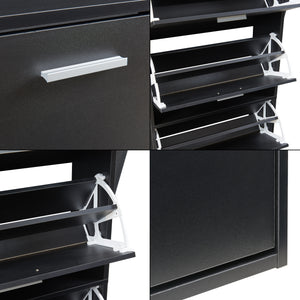 Schoenenkast Sykkylven kleppen met bovenblad [en.casa]