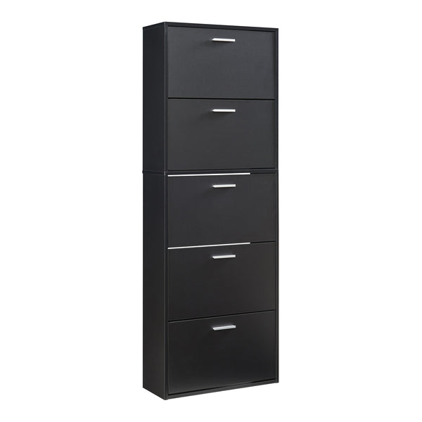 Schoenenkast Sykkylven kleppen met bovenblad [en.casa]