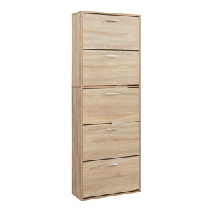 Schoenenkast Sykkylven kleppen met bovenblad [en.casa]