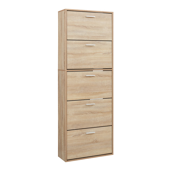 Schoenenkast Sykkylven kleppen met bovenblad [en.casa]