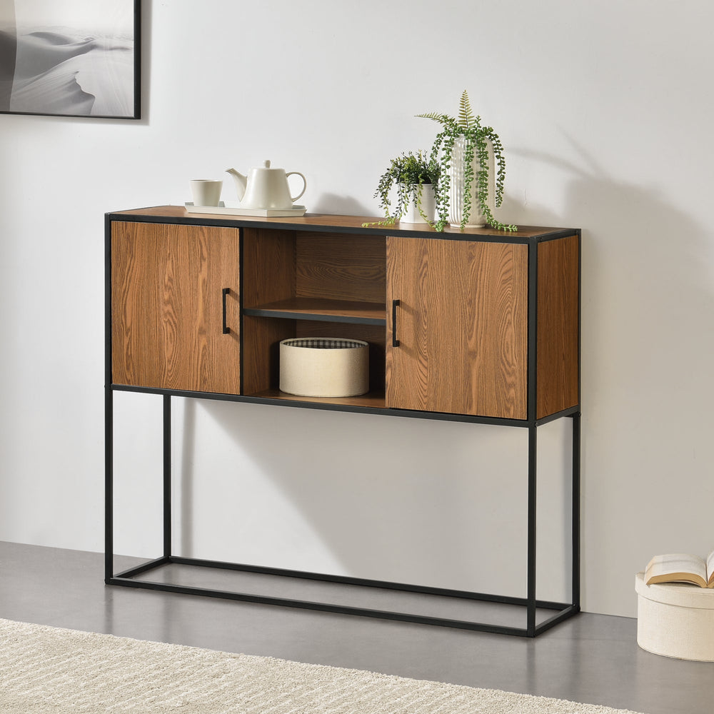 Sideboard Motala met plank en kastdeuren div. kleuren [en.casa] - premiumXL