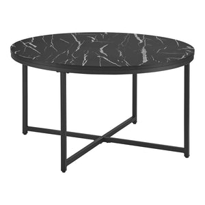 [en.casa] Salontafel Uppvidinge glas rond 45xØ80 cm - 2 varianten