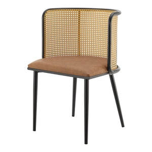 [en.casa] Eetkamerstoel Flen set van 2 75x52x49 cm - 2 varianten