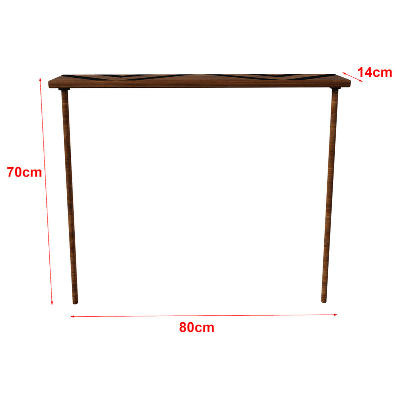 Maatschets [en.casa] Console tafel Holmsland sidetable 70x80x14 cm - 2 varianten
