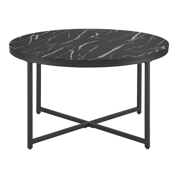 [en.casa] Salontafel Uppvidinge glas rond 45xØ80 cm - 2 varianten