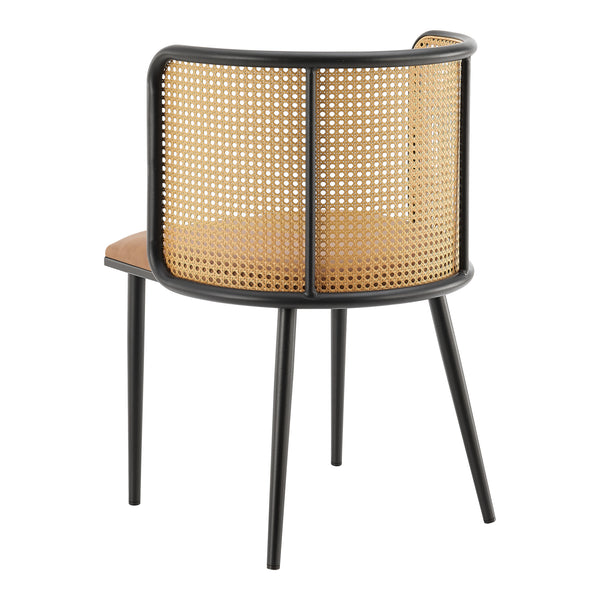 [en.casa] Eetkamerstoel Flen set van 2 75x52x49 cm - 2 varianten
